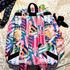*Brand New*. Kipling - Never used backpack/Book Bag. Color - Marble Multi. Amazon.com | Kipling Women main image 2